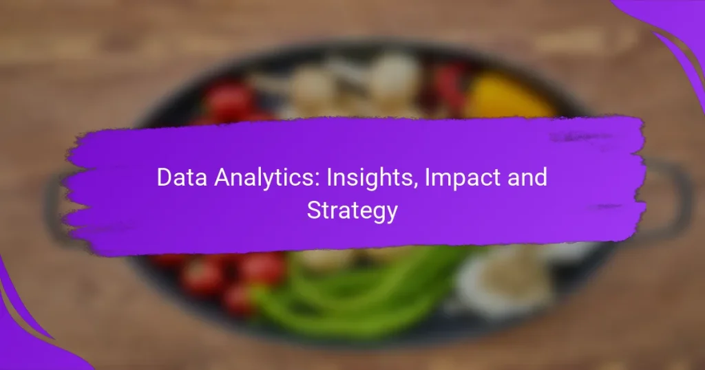 Data Analytics: Insights, Impact and Strategy