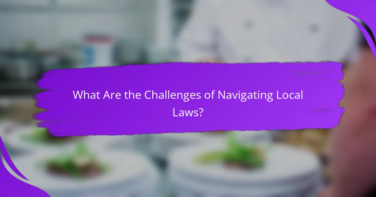 What Are the Challenges of Navigating Local Laws?